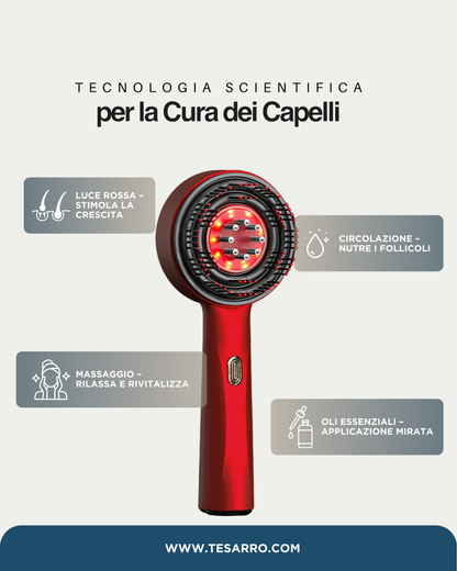 Tesarro™ Spazzola Massaggiante Scalp Revitalizer